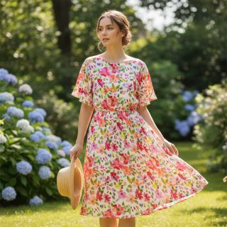 Viszkóz RADIANCE Juana digital print