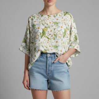 Viszkóz RADIANCE Francesca flowers digital print