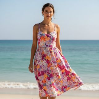 Viszkóz RADIANCE Gracia flowers digital print