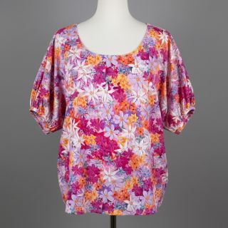 Viszkóz RADIANCE Gracia flowers digital print