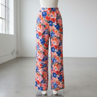 Viszkóz RADIANCE Cornelia flowers pink digital print