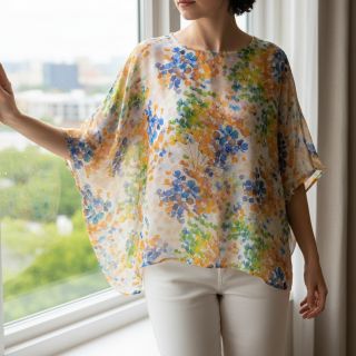 Viszkóz RADIANCE Danaan yellow digital print