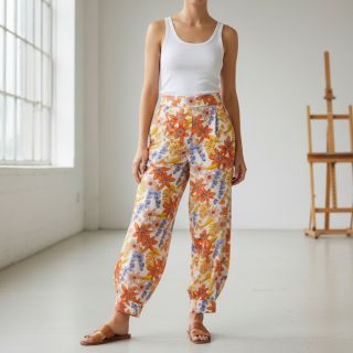 Viszkóz RADIANCE Old flowers digital print