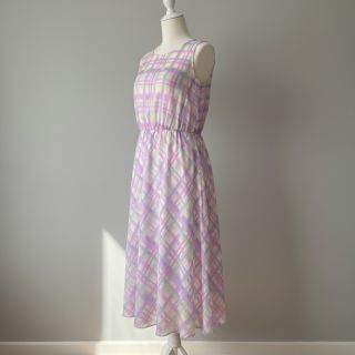 Viszkóz RADIANCE Check purple digital print