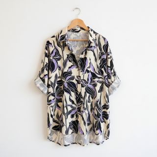 Viszkóz ROSELLA STRETCH Flowers