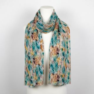 Viszkóz RAYON POPLIN Stripes design F digital print