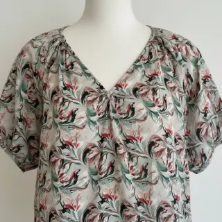 Viszkóz RAYON POPLIN Diverse graphics design E digital print