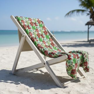 Viszkóz RAYON POPLIN Knitted design E digital print