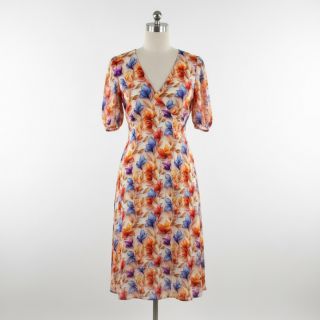 Viszkóz RAYON POPLIN Leafs design D digital print