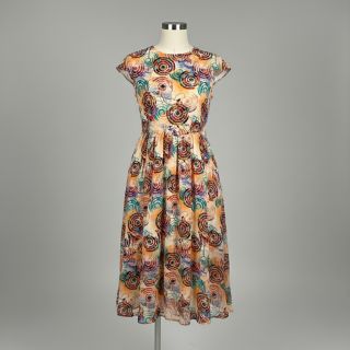 Viszkóz RAYON POPLIN Feathers design D digital print