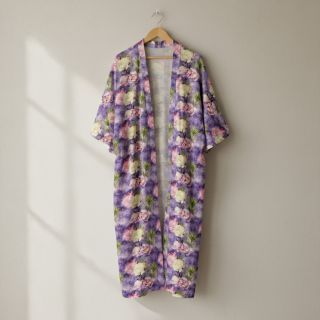 Viszkóz Artistic flowers design C digital print