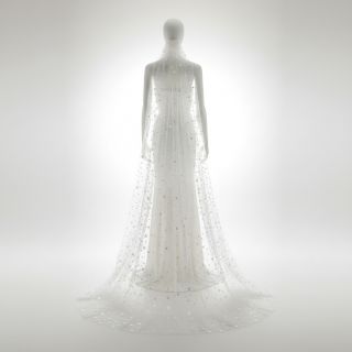 Tüll TÜTÜ Rainbow HEARTS off white