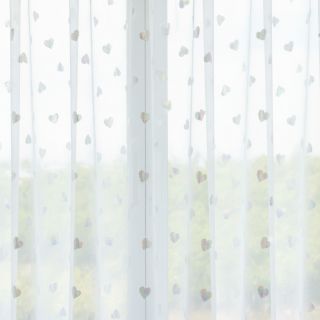 Tüll TÜTÜ Rainbow HEARTS off white