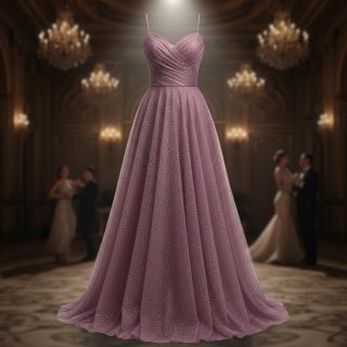 Tüll TÜTÜ ROYAL SPARKLE dark lilac gold