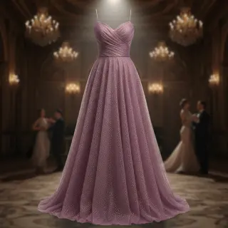 Tüll TÜTÜ ROYAL SPARKLE dark lilac gold