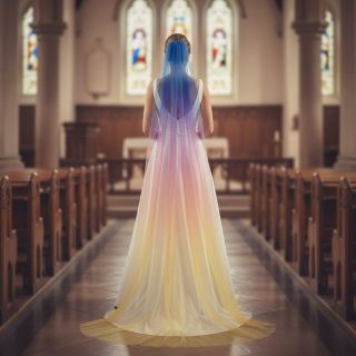 Tüll TÜTÜ Rainbow design C