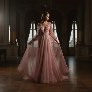Tüll TÜTÜ ROYAL SPARKLE old rose gold