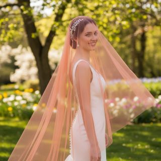 Tüll TÜTÜ salmon 160 cm