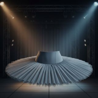 Tüll TÜTÜ old blue 160 cm