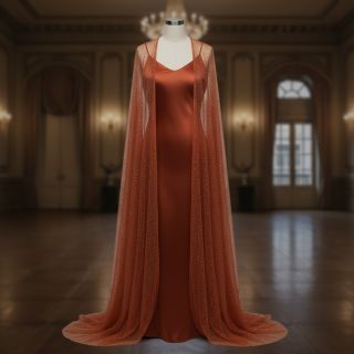 Tüll TÜTÜ ROYAL SPARKLE rust gold