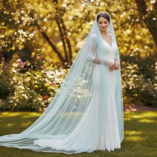 Tüll TÜTÜ ROYAL SPARKLE light blue gold