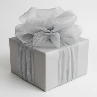 Tüll TÜTÜ ROYAL SPARKLE grey silver