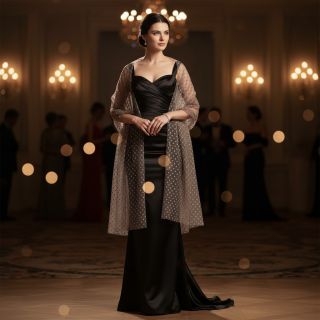 Tüll TÜTÜ SPOT dark taupe