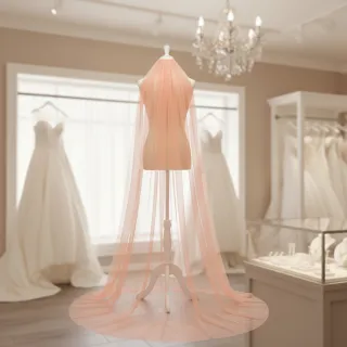Tüll TÜTÜ apricot 160 cm