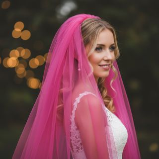 Tüll TÜTÜ fukszia 160 cm