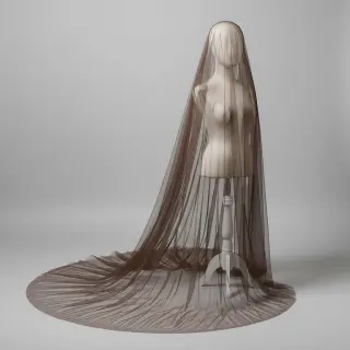 Tüll TÜTÜ chocolate 160 cm