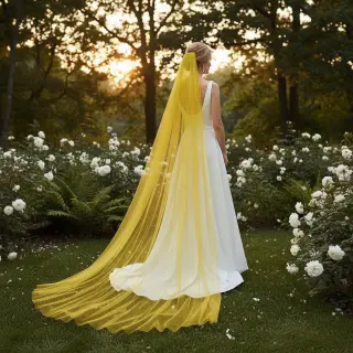 Tüll TÜTÜ yellow 160 cm