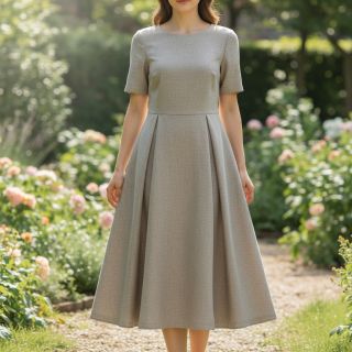 Lenvászon pamuttal Lico beige