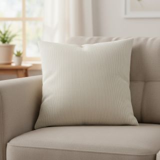 Lenvászon pamuttal Lira mini stripe beige