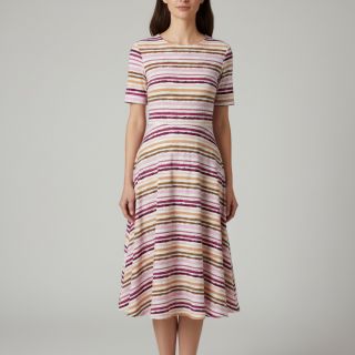 Pamutvászon Small stripes Snoozy old pink