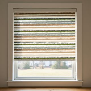 Pamutvászon Small stripes Snoozy old green