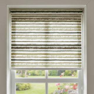 Pamutvászon Big stripes Snoozy taupe