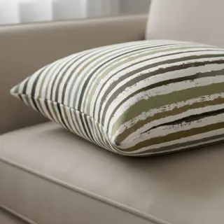 Pamutvászon Big stripes Snoozy taupe