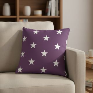 Pamutvászon Stars purple