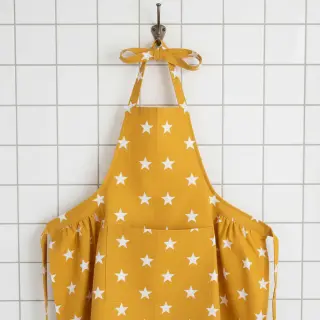 Pamutvászon Stars yellow