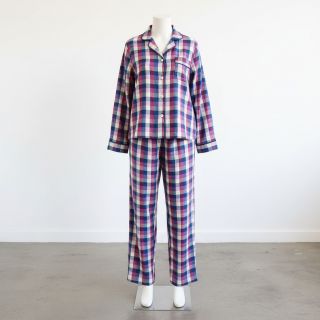 Pamutvászon YARN DYED Square cerise