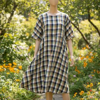 Pamutvászon YARN DYED Square pickle