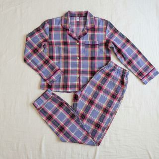 Pamutvászon YARN DYED LUREX Check purple