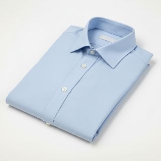 Popelín pamut anyag baby light blue