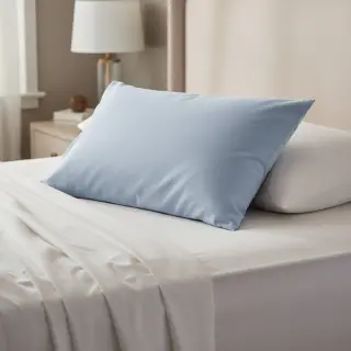 Popelín pamut anyag baby light blue