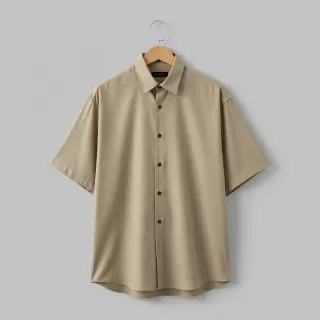 Popelín pamut anyag light brown
