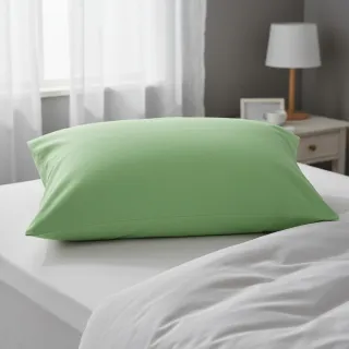 Popelín pamut anyag neon green