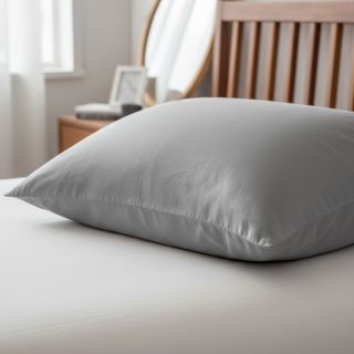 Popelín pamut anyag metal grey