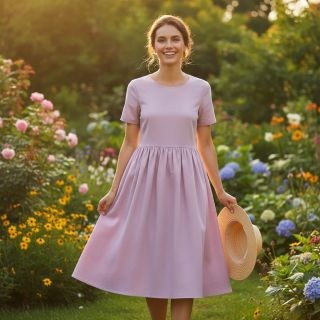 Popelín pamut anyag dark powder