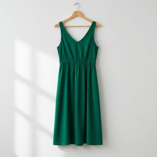 Popelín pamut anyag dark emerald