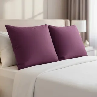 Popelín pamut anyag aubergine